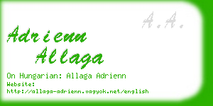 adrienn allaga business card